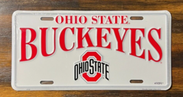 Ohio State Buckeyes Collegiate Licensed Novelty License Plate 6&quot; x 12&quot; - £7.05 GBP