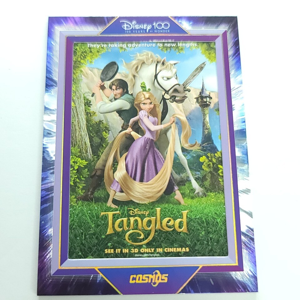 Tangled 2023 Kakawow Cosmos Disney 100 All Star Movie Poster 209/288 - $33.65