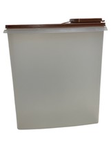 Tupperware Sheer 20 cup Cereal keeper #1588 With Brown Lid 1589/1590 - £11.04 GBP