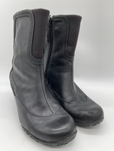 Merrell Air Cushion J46216 Women&#39;s Wisteria Black Leather Calf Boots Size US 7 - £21.25 GBP