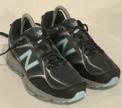 New Balance 510 V3 Women’s Size 7.5 D All Terrain Shoes Black and Blue Sneakers - £18.49 GBP