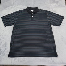 Callaway shirt Mens XXL black Polo multicolor stripes Golf Casual - £18.02 GBP