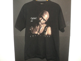 Vintage 2PAC Shakur T-Shirt Size XL Black Short Sleeves Cronies Made in USA Rare - £425.11 GBP