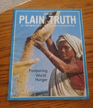 000 Vintage The Plain Truth Magazine Postponing WOrld Hunger June 1972 - £4.73 GBP