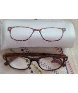 Ultra-Thin Aspheric Lenses ~ Tortoise +3.00 Plastic Reading Glasses w/Ca... - £17.72 GBP