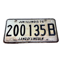 Vintage 1976 Illinois Land Of Lincoln License Plate Original Tag 2001 35 B - $9.27