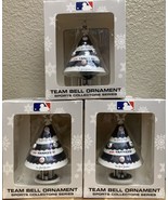 Set of 3 New York Yankees Team Bell Ornament Sports Collectors Series Li... - £7.75 GBP