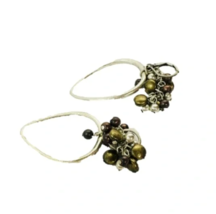 Women&#39;s Vintage Dangle Beaded Drop Earrings Jewelry Accessories - $4.95