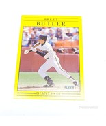 1991 Fleer Baseball Card Brett Butler San Francisco Giants OF #257 - £0.77 GBP