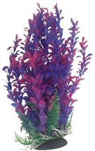 Purple Full Bushy Aquarium Fish Tank Artificial Plant, 16-17 Inch (41-43cm) Tall - £14.17 GBP