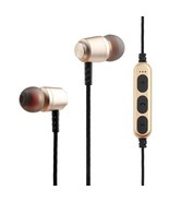 MS-T15 Metallic Wireless Bluetooth In Ear Sports Headset GOLD - £7.42 GBP