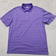 Nike Golf Polo Shirt Mens XXLarge Purple Dri-Fit Performance Short Sleeve Adult - £15.20 GBP