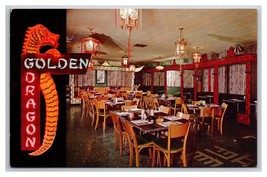 Golden Dragon Chinese Restaurant Colorado Springs CO UNP Chrome Postcard L19 - £10.94 GBP