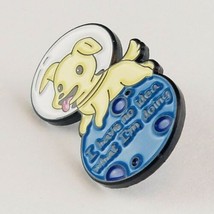 Dog in Space Enamel Pin I Have No Idea What I'm Doing Cute Animal Jewelry image 2