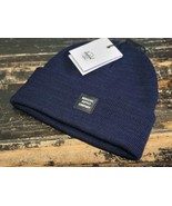 Herschel Abbott CL Peacoat Navy Blue Cuff Beanie Hat One Size - $41.05 CAD