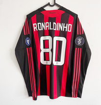 Ronaldinho #80 AC Milan 2008-09 Home Soccer Jersey - $66.00+