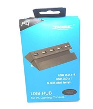 Dobe PS4 USB Hub 5 Ports White (USB 3.0 x1 + USB 2.0 x4) USB Expand Port for Ori - £11.57 GBP