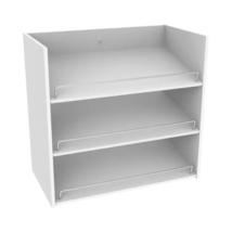 Impressions 3-Shelf White Shoe Organizer - $88.72