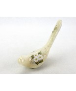 Fenton Bird of Happiness Figurine, Hand Painted Flowers w/Gold Flecks, R... - $48.95