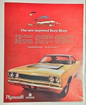 1968 Plymouth Road Runner-Vintage Magazine Print Ad-1968-383 Ad Beep Beep - $9.60