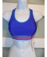 Under Armour Blue Bra Mid Impact Support SIZE S WOMEN&#39;S NEW - €16,76 EUR