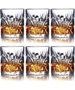 Old Fashioned Glasses Whiskey Vintage Crystal Bourbon Tumblers Barware S... - £31.37 GBP