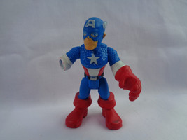 2010 Hasbro Marvel Super Hero Squad Captain America PVC Figure - As Is - Parts - £1.17 GBP