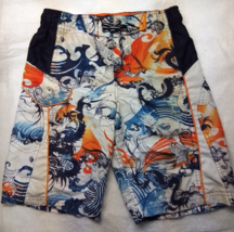 Zero Xposur Swimsuit Trunks Graphics Mesh Lined Pocket Size 8 Surfs Up Shorts - £9.38 GBP