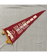 Vintage Six Flags Pennant Cowboy Six Flags Over Texas Western Felt 1960s... - $486.50 MXN