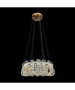 Halo LED Crystal Gold Round Chandelier 23" - $390.00