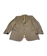 JoS. A. Bank Blazer Jacket Men 44R Brown Houndstooth Notch Lapel Single ... - $44.50