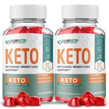 2 Pack ClearFactor Keto ACV Gummies Clear Factor ACV Max Strength Formula - £58.60 GBP