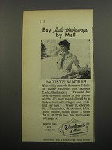1955 Dunham&#39;s of Maine Lady Hathaway Shirts Ad - Buy Lady Hathaways by Mail - £14.48 GBP