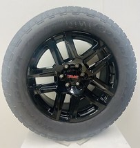 20&quot; GMC Sierra Yukon Black OEM Wheels Goodyear A/T 275/60R20 Tire LUG NUTS - £1,689.39 GBP
