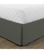 Microfiber 14&#39;&#39; Bedskirt Grey California King - $52.06 CAD