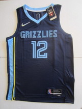 Ja Morant Memphis Grizzlies Diamond Icon Edition Swingman Blue Jersey 2021-2022 - £79.93 GBP