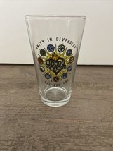 House Of Blues Unity in Diversity All Are One Logo Beer Pint Glass - £9.40 GBP
