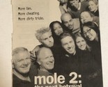 Mole 2 The Next Betrayal Tv Guide Reality Show Print Ad  Tpa15 - $5.93