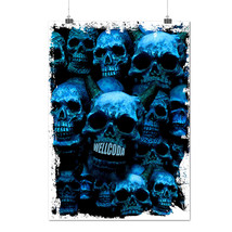 Ghosts Metal Death Skull Devil Head Matte/Glossy Poster A0 A1 A2 A3 A4 | Wellcod - £6.28 GBP+