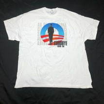 President Barack Obama Goodbye T Shirt Mens 2XL White End of Presidency ... - $14.01