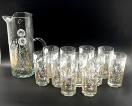 MCM Gregory Duncan/West Virginia Dandelion Pitcher &amp; Drinking Glasses - £1,184.77 GBP