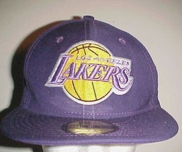 Los Angeles Lakers Logo NBA HWC Adult Unisex Purple Yellow Wool Cap 7 1/... - £17.12 GBP