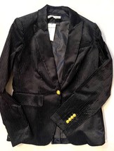 Veronica Beard Corduroy Velvet Dickey Blazer Jacket Black sz 4 NWT $695 - £224.69 GBP