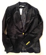Veronica Beard Corduroy Velvet Dickey Blazer Jacket Black sz 4 NWT $695 - £236.25 GBP