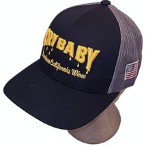 Cry Baby Premium California Wine Fresno Winery Baseball Trucker  Snapback Hat - £31.89 GBP