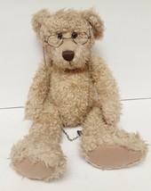VTG Russ Berrie UK Teddy Bear TOFFEE 17&quot; Blonde Stuffed Animal Plush w Tags 4373 - £30.98 GBP