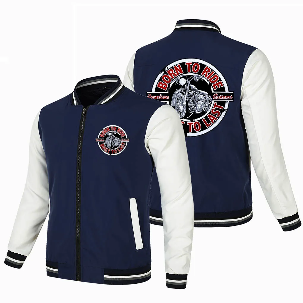  New Jackets Men&#39;s Windbreaker Biker Jacket Zip Jacket Trend Hip Hop High Street - £143.50 GBP