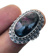 Ruby Zoisite Vintage Style Gemstone Handmade Fashion Ring Jewelry 7.75&quot; SA 819 - £3.92 GBP