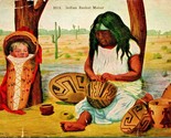 Vtg Postcard 1910s Indian Basket Maker &amp; Papoose - HHT &amp; Co - $5.89