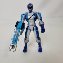 2006 Bandai Blue Power Ranger Operation Overdrive Action Figure w/ Weapon Toy - £6.99 GBP